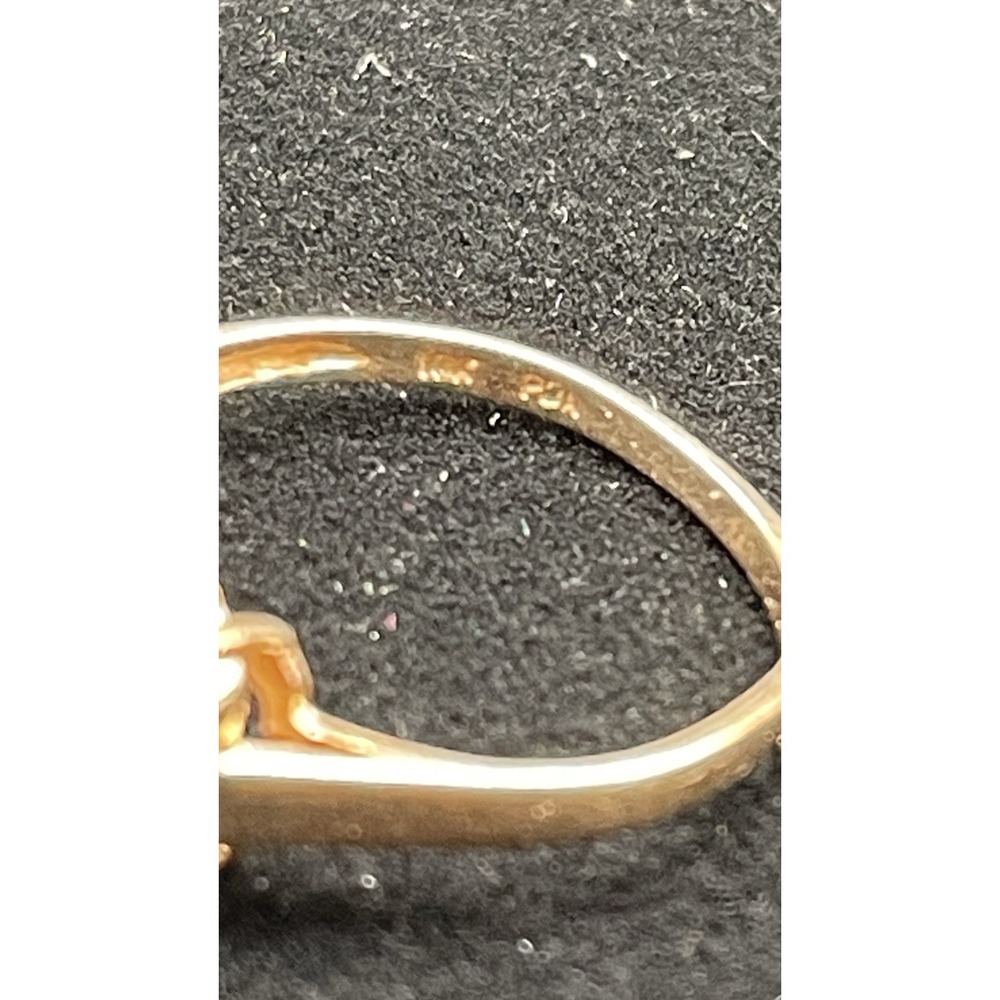 Vintage 1970s Ring Pranda North America Inc Sapphire Diamond 10k 2.52g Gold READ - Picture 3 of 9